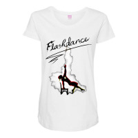 Flashdance Maternity Scoop Neck T-shirt | Artistshot