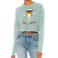 Cruise Ship Iam Alone Cropped Sweater | Artistshot