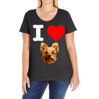 I Love My Yorkie Dog Yorkie Mom Yorkshire Terrier Tshirt Ladies Curvy T-shirt | Artistshot