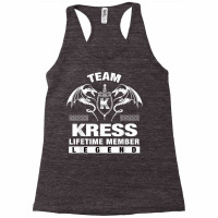 Team Kress Lifetime Member Gifts T Shirt Racerback Tank | Artistshot