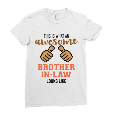 Brother In Law Ladies Fitted T-shirt Designed By Best Tees