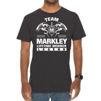 Team Markley Lifetime Member Gifts T Shirt Vintage T-shirt | Artistshot