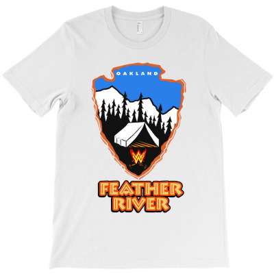 Oakland Feather River Camper T-shirt Designed By Bertaria