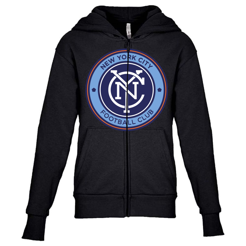 Nyc Fc Youth Zipper Hoodie | Artistshot