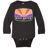 Mens Surfing California   Sunny   Mens Surfer   High Water Surf T Shir Long Sleeve Baby Bodysuit | Artistshot