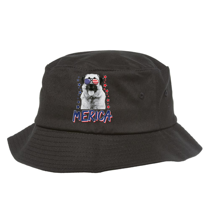 Merica Anatolian Shepherd Dogs Dog 4th Of July Usa Gift Tank Top Bucket Hat by nayarilorenzi | Artistshot