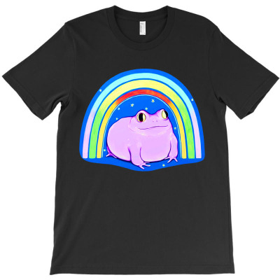 Rainbow Frog T-shirt Designed By Bertaria