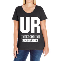 Underground Resistence Ladies Curvy T-shirt | Artistshot