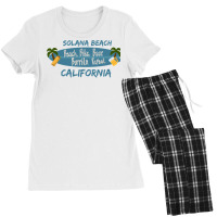 Solana Beach Hoodie San Diego California Men Women Surf Women's Pajamas Set | Artistshot