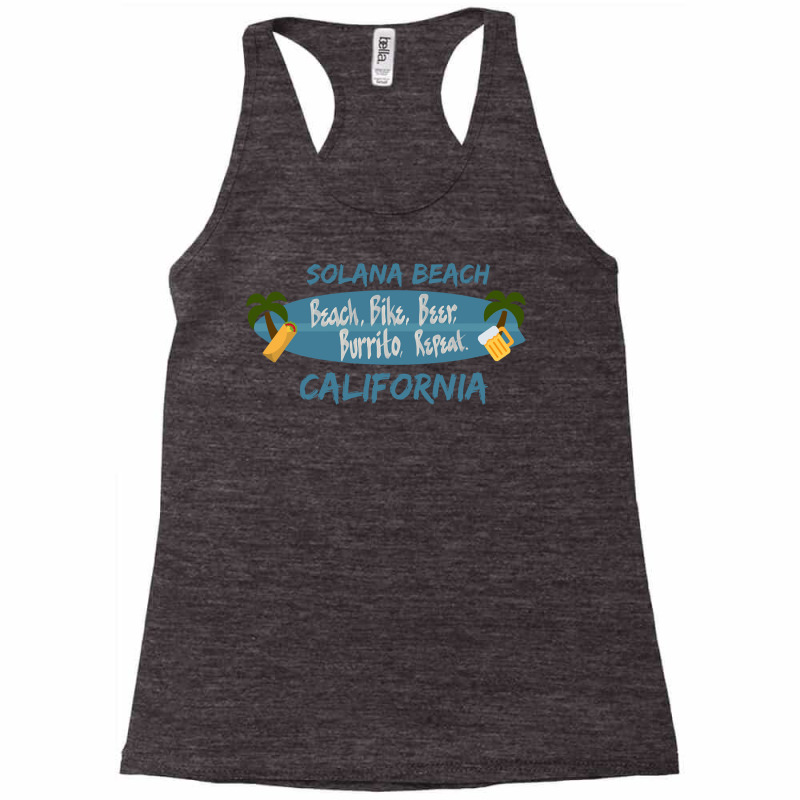 Solana Beach Hoodie San Diego California Men Women Surf Racerback Tank by michealamifflin | Artistshot