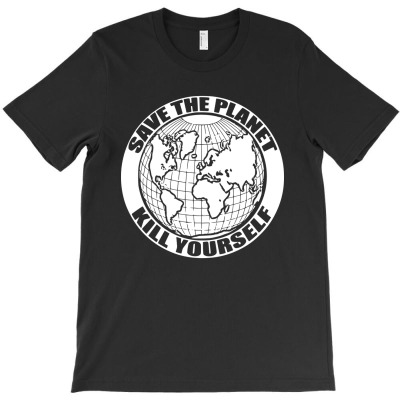 Save The Planet T-shirt Designed By Bertaria