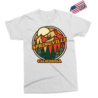 Vintage Springville, California Mountain Hiking Souvenir Pri Long Slee Exclusive T-shirt | Artistshot