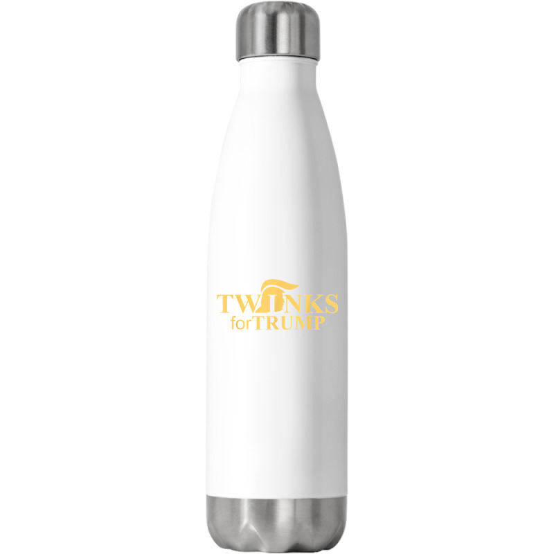 Twinks For Trump Shirt Donald Tump Glbt Gay T Shirt Stainless Steel Water Bottle | Artistshot