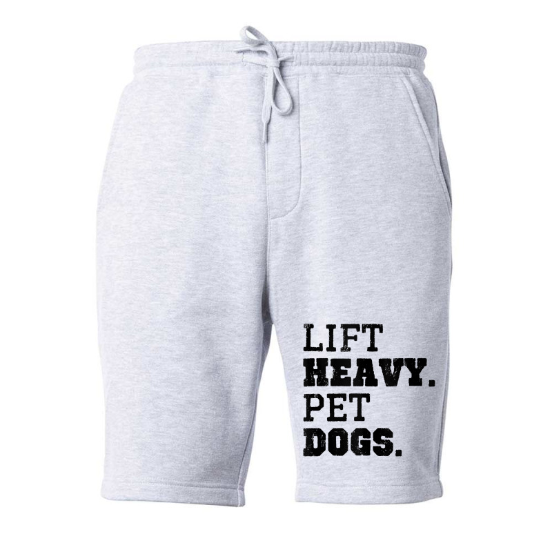 Lift Heavy Pet Dogs Funny Gym Workout Weight Lifting Gift Tank Top Fleece Short | Artistshot