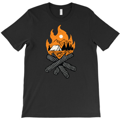 Camp Fire T-shirt Designed By Afif Quilimo