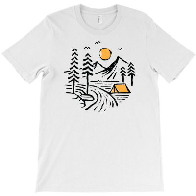 Camping For Light T-shirt Designed By Afif Quilimo