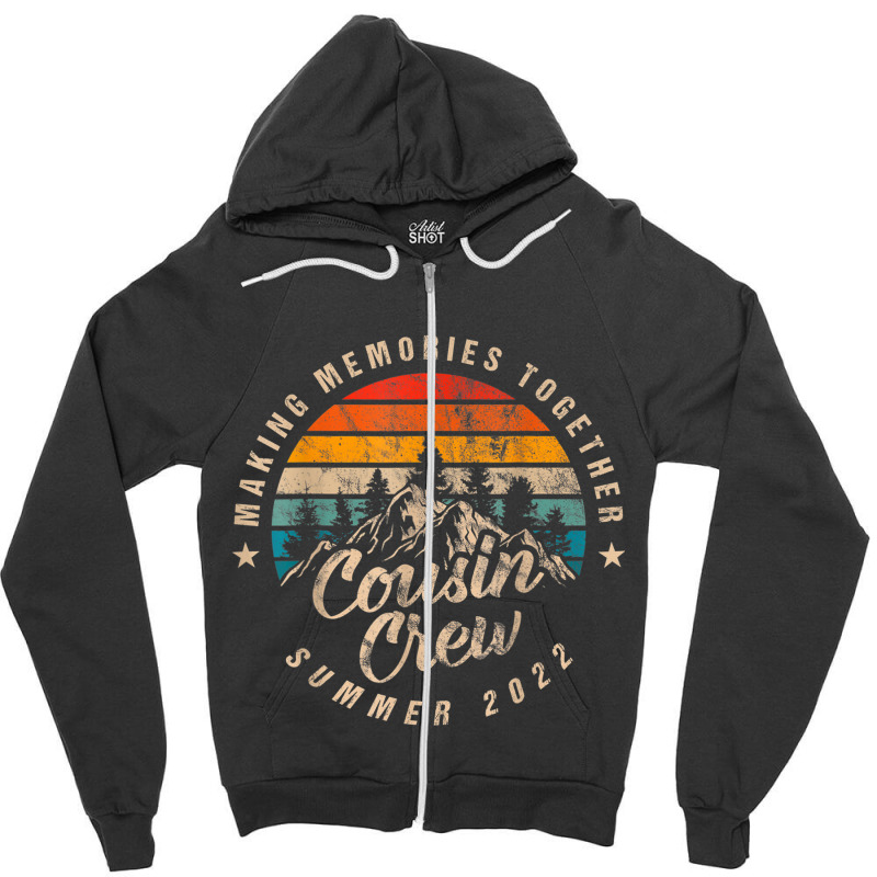 Summer Vacation Camping Crew Camp Zipper Hoodie | Artistshot