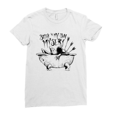 Bathe In My Own Misery Gosht Ladies Fitted T-shirt Designed By Virgiebwebb
