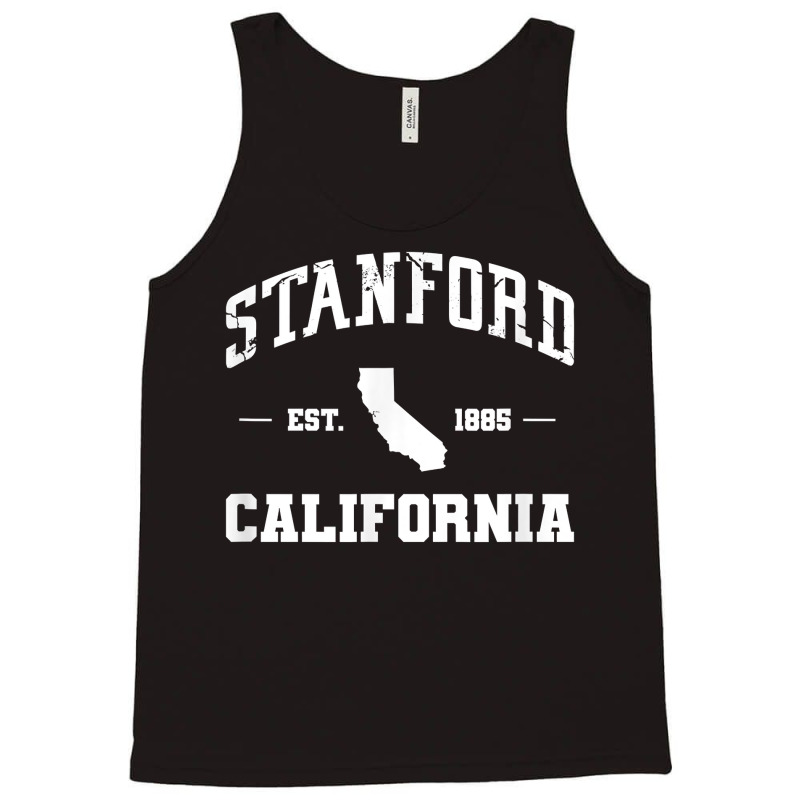 Stanford California Map Ca Travel Vacation T Shirt Tank Top | Artistshot