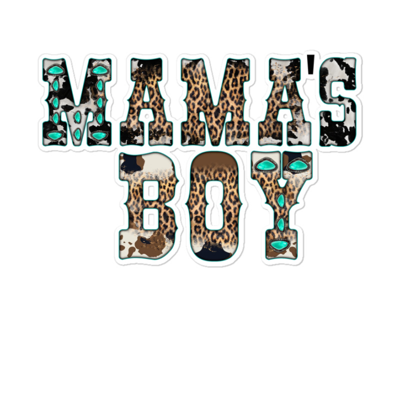 Western Mama's Boy Sticker | Artistshot