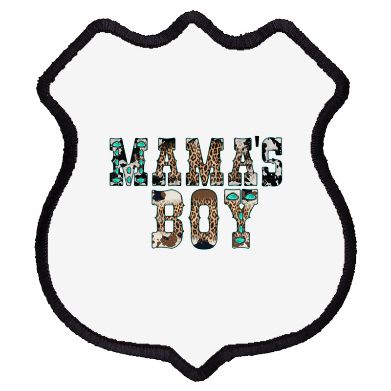 Western Mama's Boy Shield Patch | Artistshot