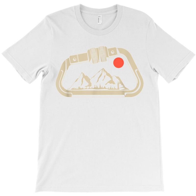 Retro Rock Climbing Bouldering Mountain Carabiner Clip Tee T Shirt T-shirt | Artistshot