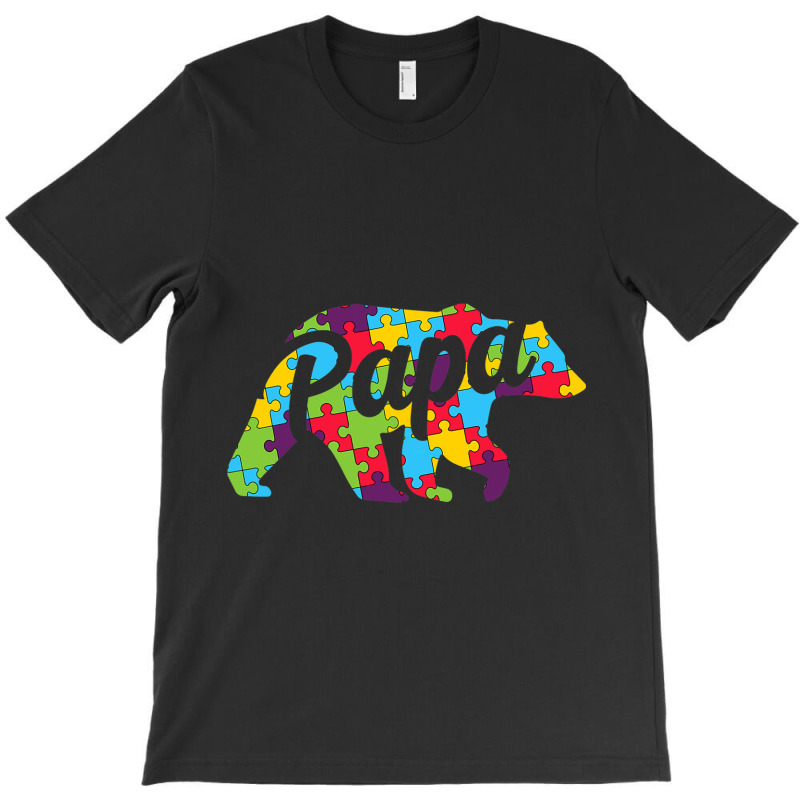 Autism Papa Bear Autism Awareness T-Shirt by mrlee | Artistshot