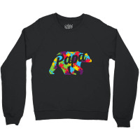 Autism Papa Bear Autism Awareness Crewneck Sweatshirt | Artistshot