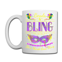 Funny Mardi Gras Beads And Bling It's A Mardi Gras T Shirt Coffee Mug | Artistshot