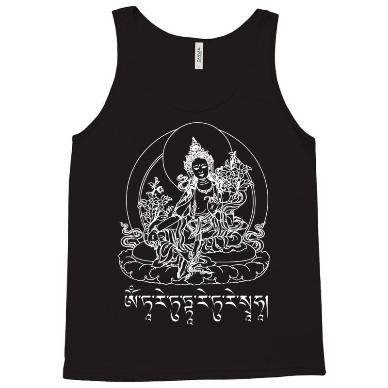 Buddhism Buddha Green Tara Mantra Tibetan Buddhism Vajrayana 623 Tank Top by criticizematter | Artistshot