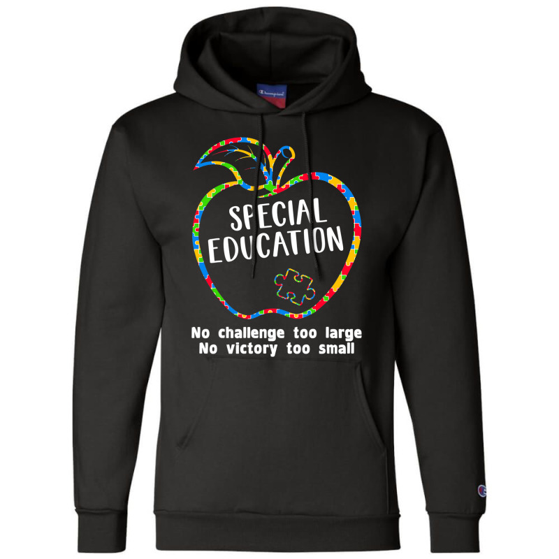 Autism Special Education Teacher Girl Champion Hoodie by mrlee | Artistshot