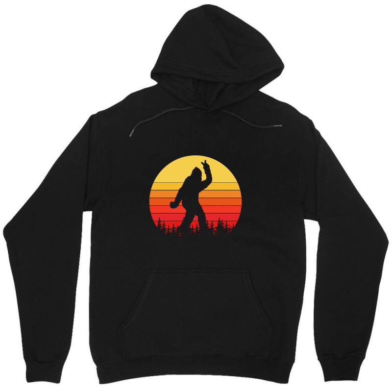 Bigfoot Peace Silhoette Unisex Hoodie | Artistshot