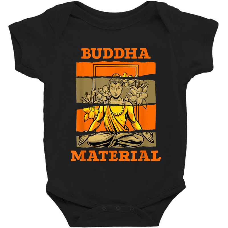 Buddhism Buddha Material Zen Spirituality Buddhism Buddhist Baby Bodysuit by criticizematter | Artistshot