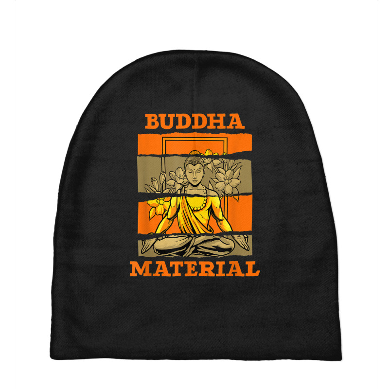 Buddhism Buddha Material Zen Spirituality Buddhism Buddhist Baby Beanies by criticizematter | Artistshot