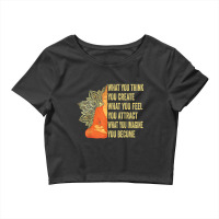 Buddhism Buddha Meditation Law Of Attraction Crop Top | Artistshot