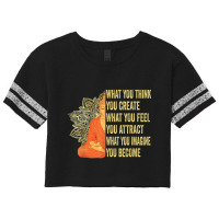 Buddhism Buddha Meditation Law Of Attraction Scorecard Crop Tee | Artistshot