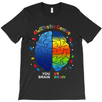 Awetistic Genius Support Autism Awareness Month T-shirt | Artistshot