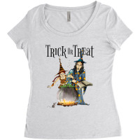 Hello Halloween Trick Or Treat Women's Triblend Scoop T-shirt | Artistshot