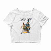 Hello Halloween Trick Or Treat Crop Top | Artistshot