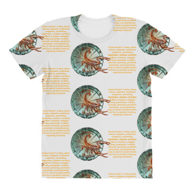 Scorpion Sign Zodiac Horoscope Zodiac Astrology T-shirt All Over Women's T-shirt Designed By Arnaldo Da Silva Tagarro