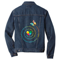 Butterfly Autism The Strongest People Autism Men Denim Jacket | Artistshot