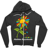 Choose Kind Autism Awareness Month Zipper Hoodie | Artistshot