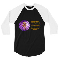 Virgo Virgin Sign Horoscope Zodiac Astrology Zodiac T-shirt 3/4 Sleeve Shirt | Artistshot