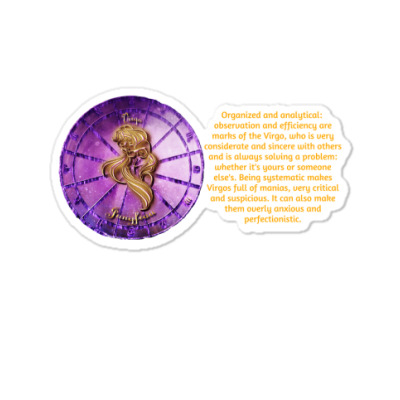 Virgo Virgin Sign Horoscope Zodiac Astrology Zodiac T-shirt Sticker Designed By Arnaldo Da Silva Tagarro