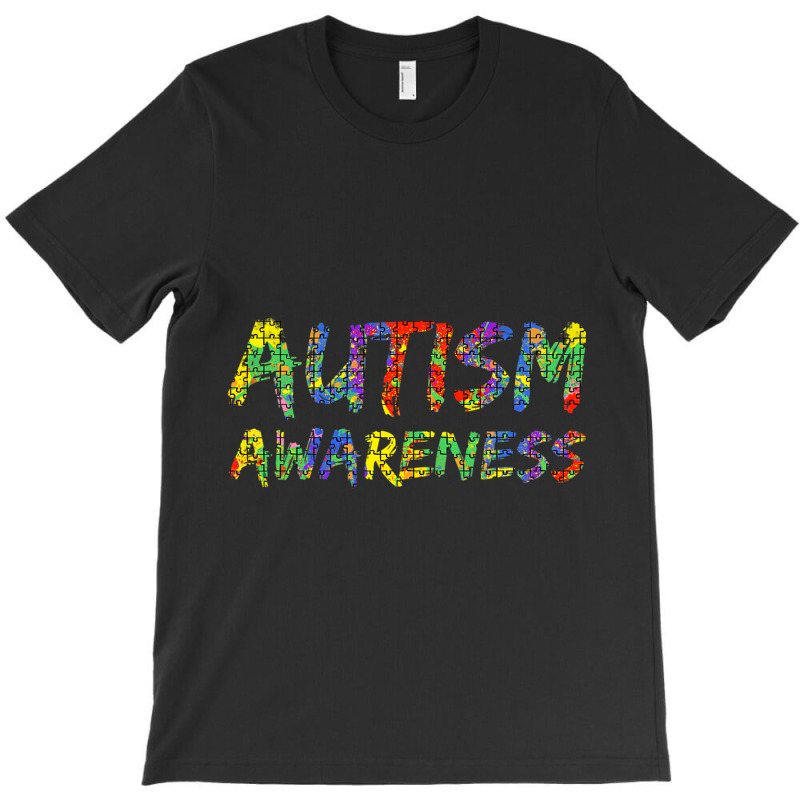 Colorful Autism Puzzle Piece Funny T-Shirt by mrlee | Artistshot