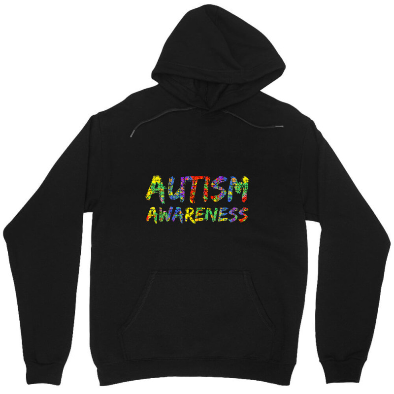 Colorful Autism Puzzle Piece Funny Unisex Hoodie by mrlee | Artistshot