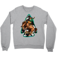 Bucking Bronco Arrowhead Crewneck Sweatshirt | Artistshot