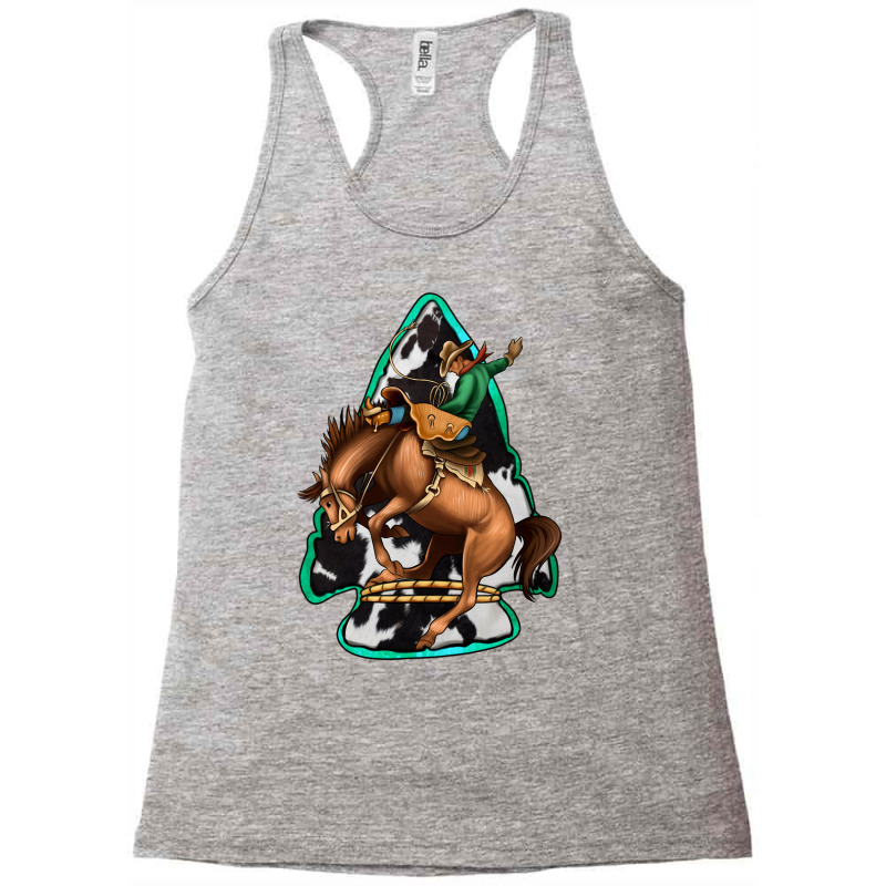 Bucking Bronco Arrowhead Racerback Tank by Jasminsmagicworld | Artistshot