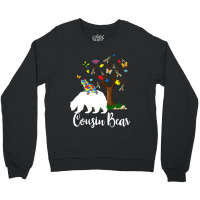 Cousin Bear Autism Awareness Love Support Crewneck Sweatshirt | Artistshot