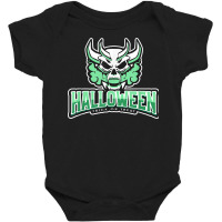 Mens Green Skeleton Shirts For Men Devil Evil Skeleton Halloween T Shi Baby Bodysuit | Artistshot